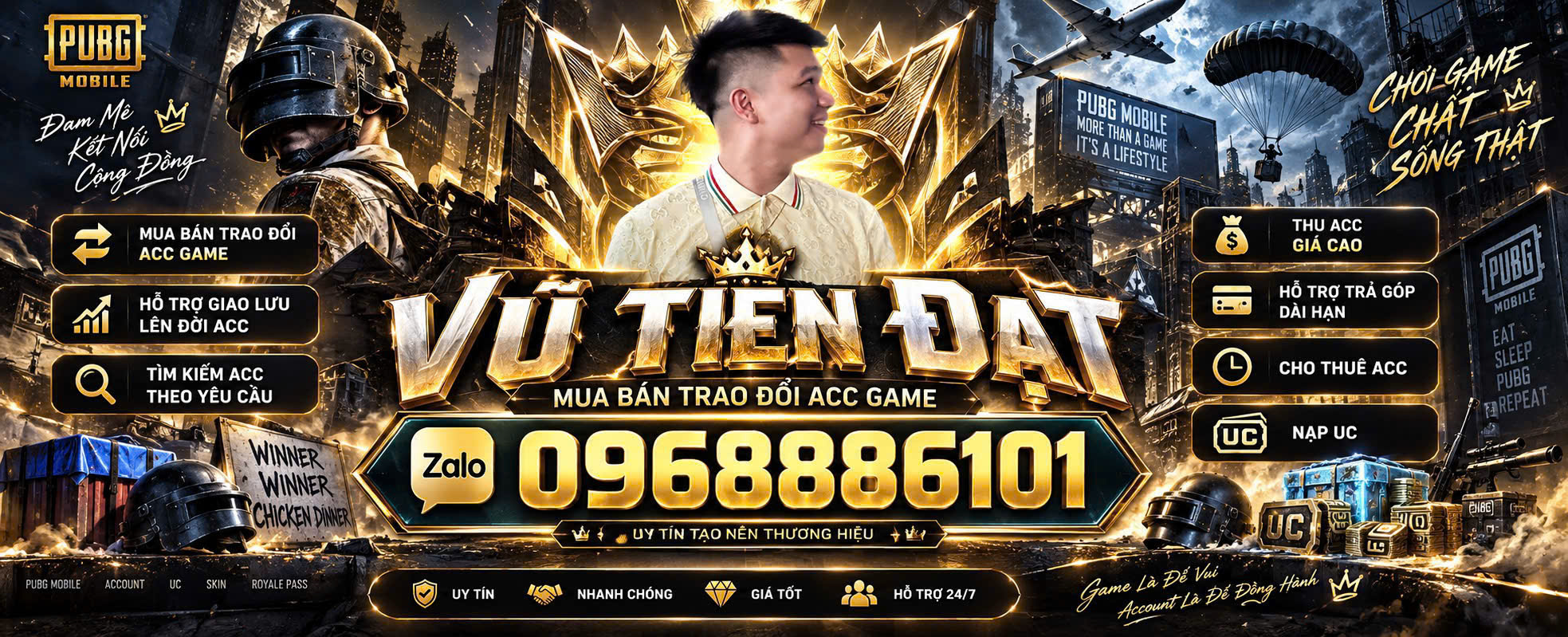 Vũ Tiến Đạt - Zalo 0968 886 101